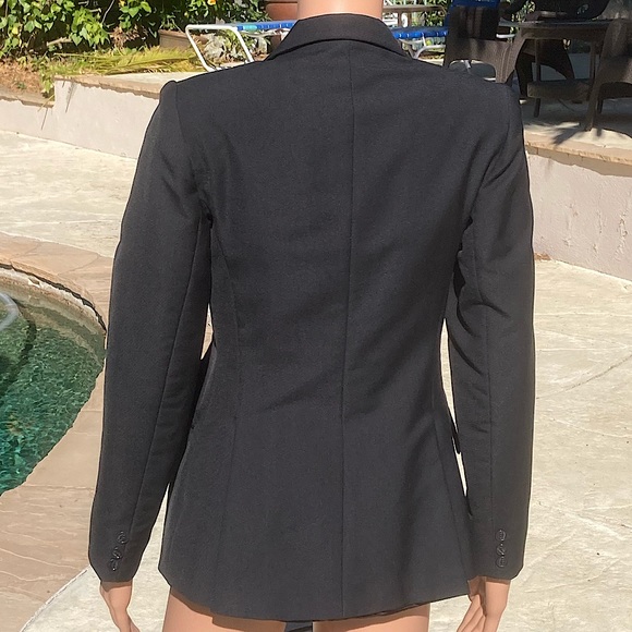 Devon Aire Equestrian Hunt Show Coat Black Vintage - Picture 7 of 12